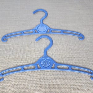 Vintage Baby Clothes Hangers - Vintage Child&#39;s Clothes Hangers - Children&#39;s Clothes Hangers - Baby Boy Vintage Plastic Clothes Hangers