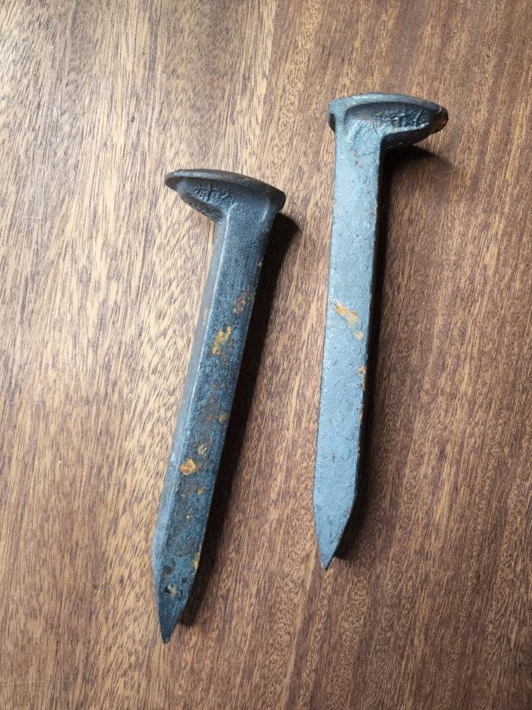 Vintage Railroad Nails Vintage Hand Railroad Spikes Railroad Ties Railroad Nails Railroad