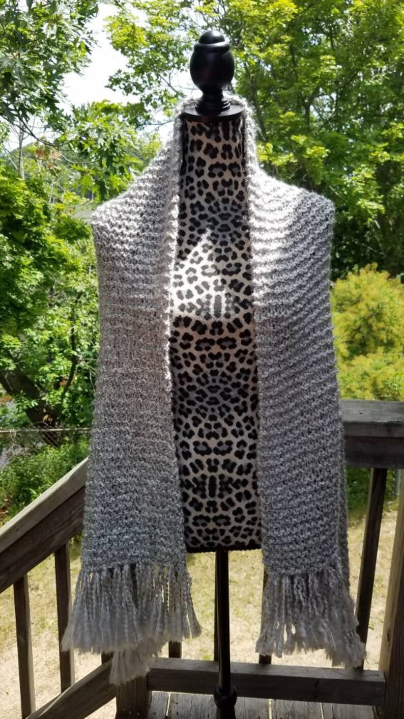 Lion Brand Homespun Knit Prayer Shawl Lap Blanket Personal Etsy