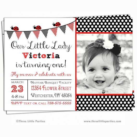 Ladybug Invitation, Ladybug Chalkboard Birthday Invitation, Ladybug Birthday Invitation Printable, Lady Bug Invitation Il_570xn