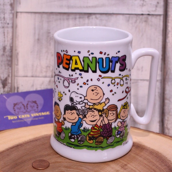 Grande Mug Peanut Snoopy, Charlie Brown and The Gang de Peanuts, Schultz