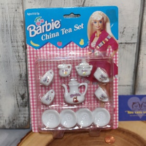 Vintage Barbie China Tea Set for Four Mattel 1994 Sealed in