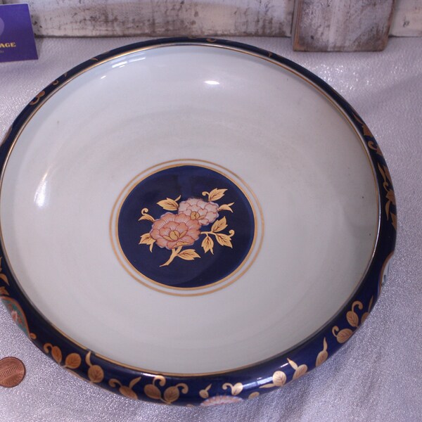 Gold Imari Hand Painted Bowl Etsy