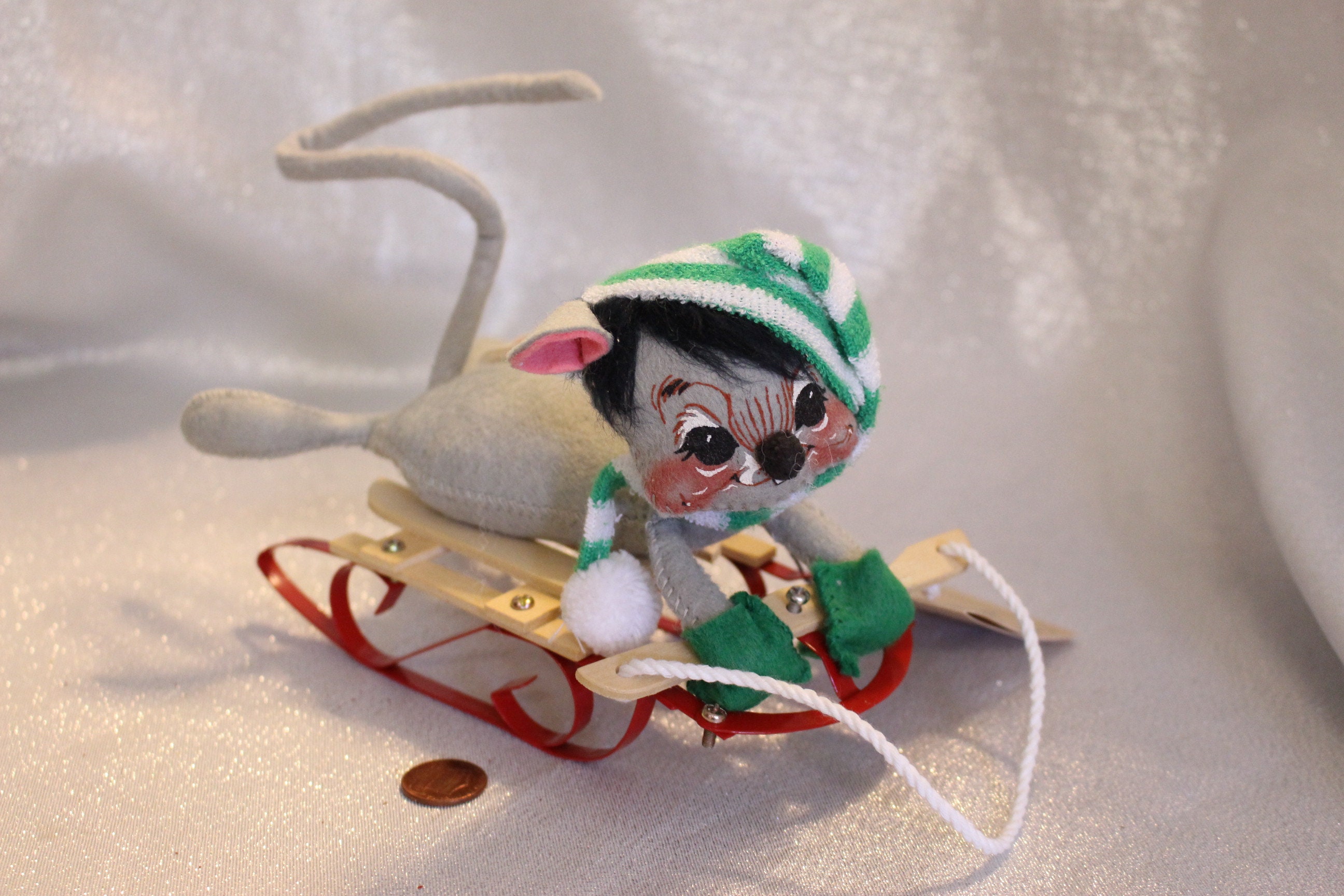 vintage annalee christmas mouse