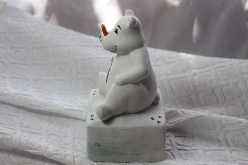 Vintage Polar Bear on Ice Fridge Baking Soda Holder House of Etsy