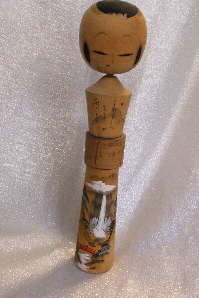 vintage kokeshi dolls