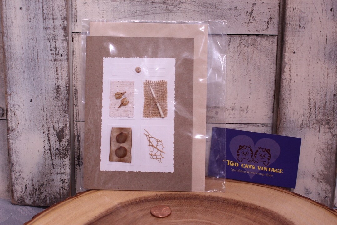 Beautiful Vintage Kardz 4 Africa Handmade, Blank Card, Piece of Namibia ...