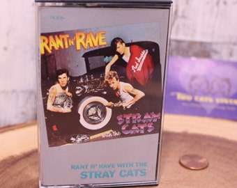 Rant N' Rave With the Stray Cats［カセット］ Stray Cats Rant N' Rave 1983 Vintage Cassette Tape Tested Working