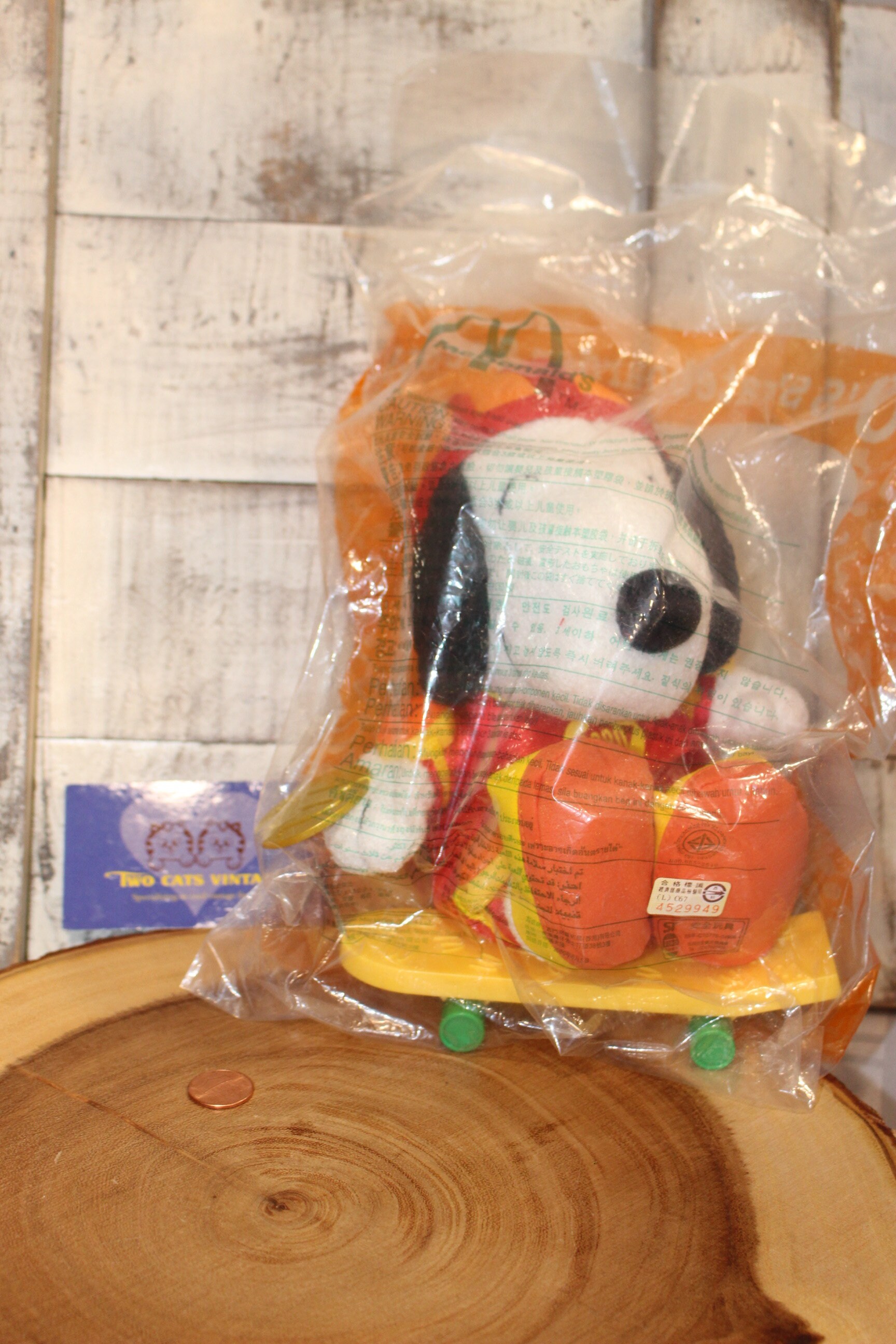 ビンテージ スヌーピー ビンテージ Determined '80s スヌーピー Plush ドール スパイク