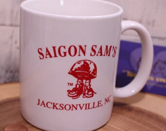 vintage Saigon Sam's Mug, Jacksonville, Caroline du Nord, Mug publicitaire