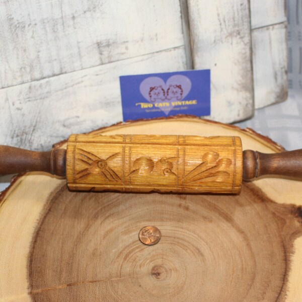 Carved Rolling Pin Etsy