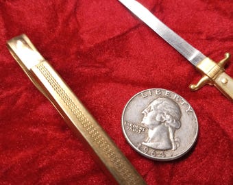 vintage sword tie clip