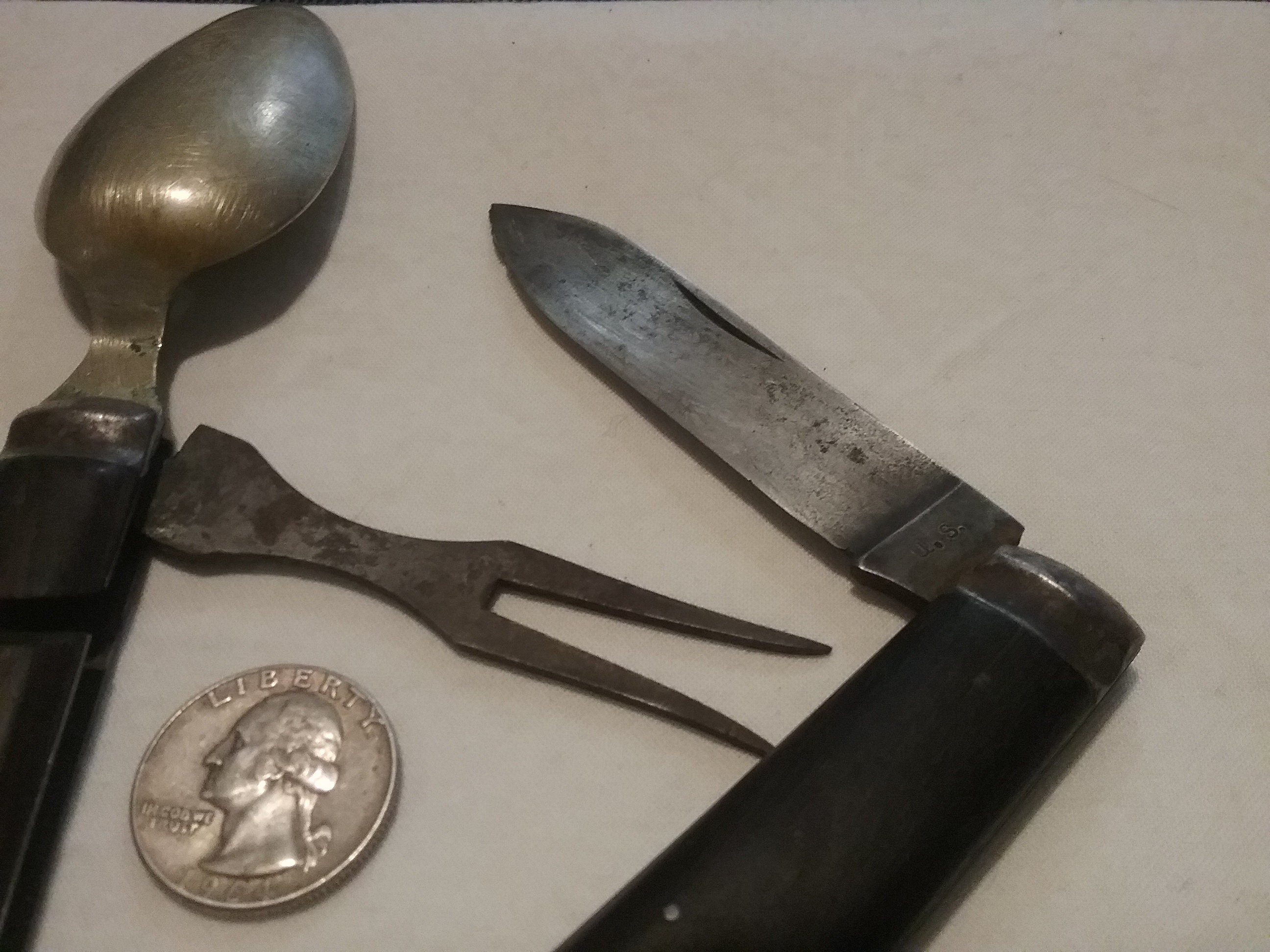 Antique Camp Knife Etsy