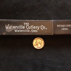 Antique straight razor