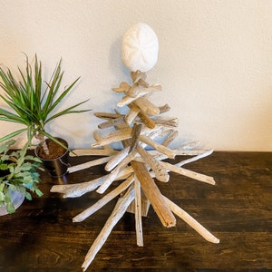 Driftwood Christmas tree, wood Christmas tree, beach Christmas, advent calendar, driftwood art tree, Christmas tabletop tree
