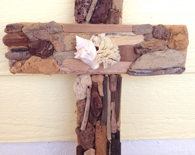 Driftwood Cross Driftwood Cross Wall Hanging Wood Cross Etsy