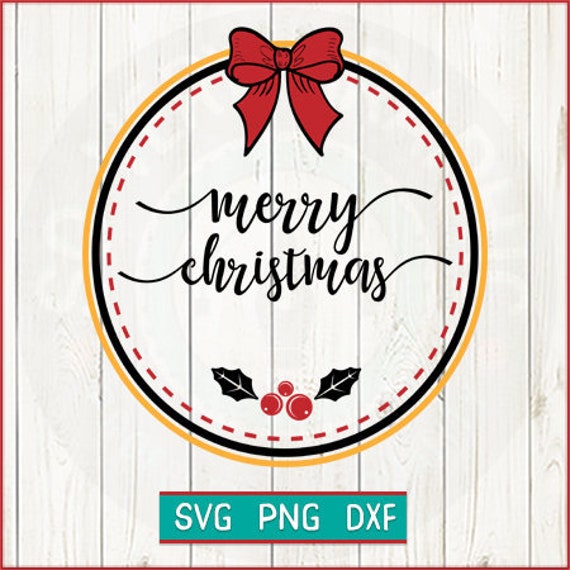 Download Free Farmhouse Christmas Ornaments Merry Christmas Svg Cut File Etsy SVG DXF Cut File