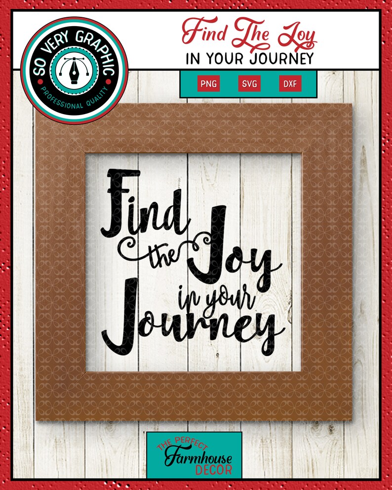 Download Find the Joy in Your Journey SVG Cut File PNG Printable | Etsy