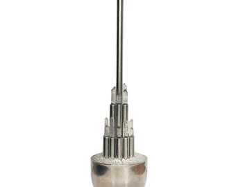 Stainless steel Earthpipe Cloudbuster with quartz tips , Stainless steel base and crushed quartz