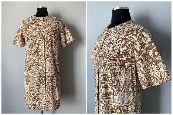 1960s Vintage Batik Tunic