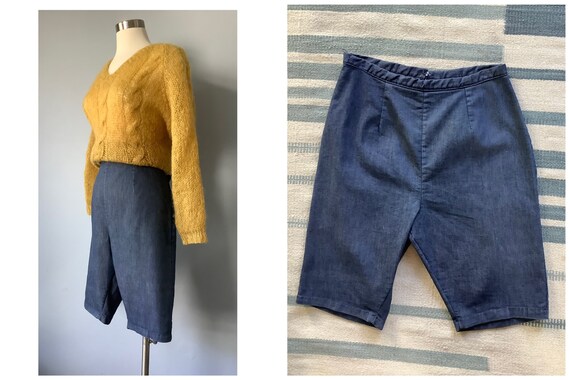 1950s Vintage Denim Shorts
