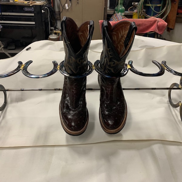 Horseshoe Boot Holder Etsy