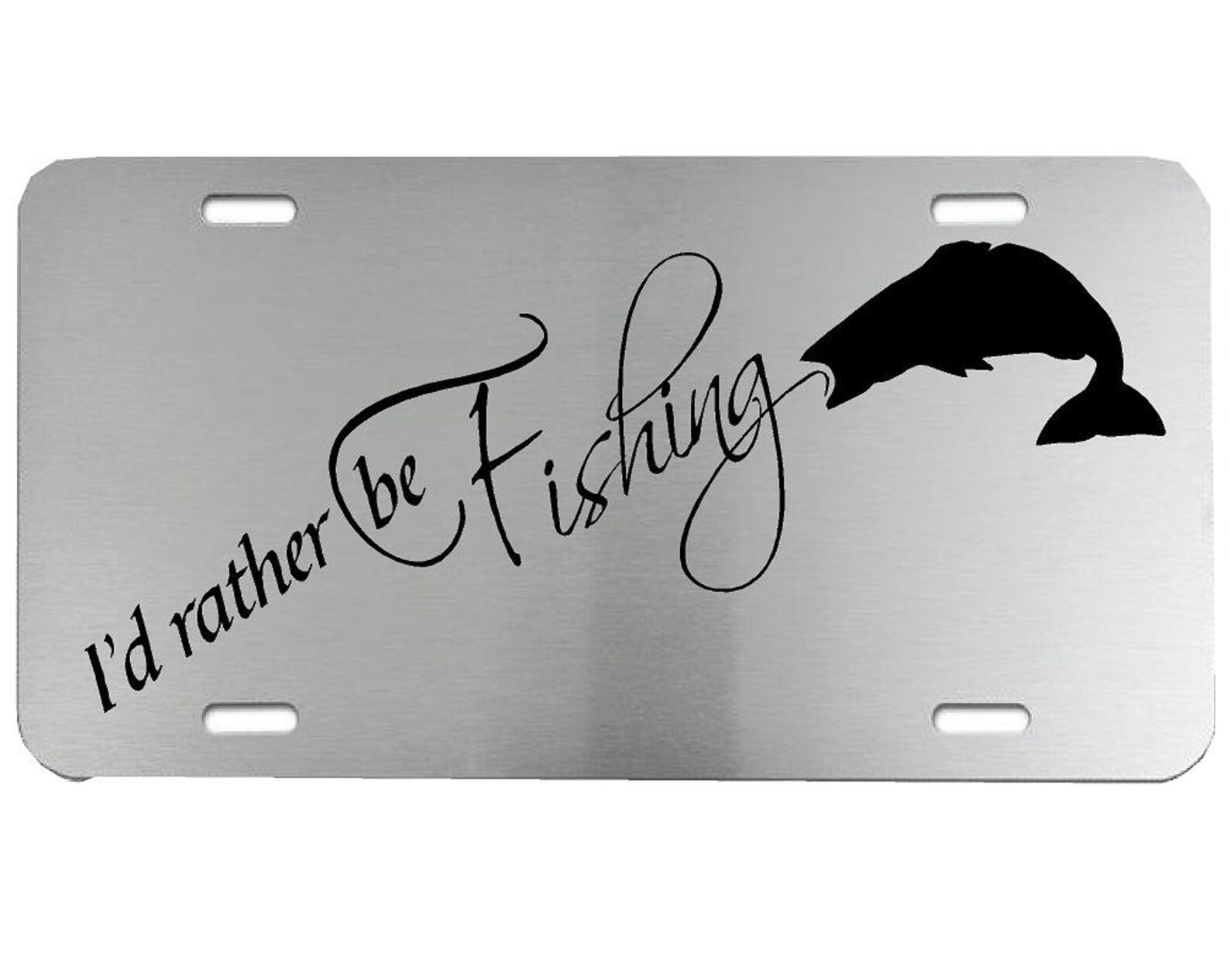 Fishing License Plate Funny License Plates Fishing Car Tag Etsy