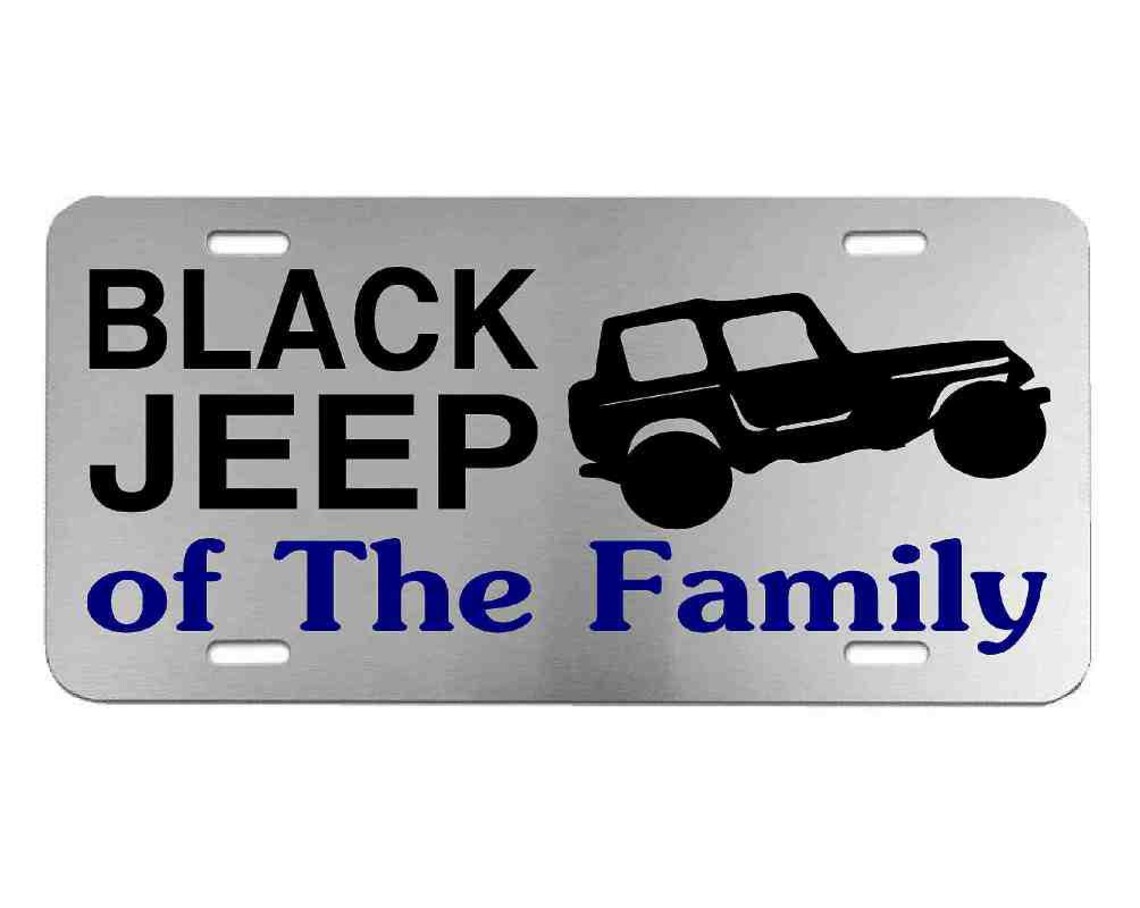 Jeep Vanity License Plate Funny License Plates Jeep Etsy