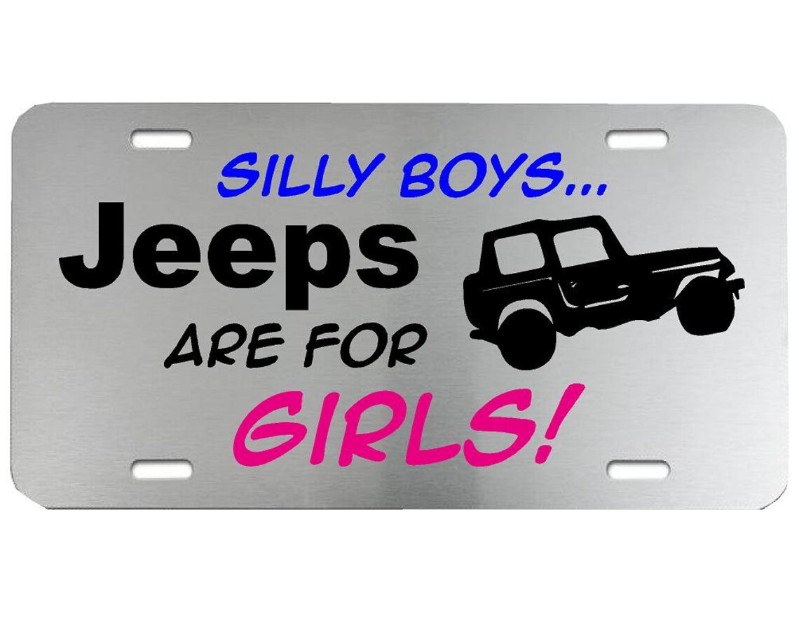 Girls License Plate Funny License Plates Jeep Accessory Etsy