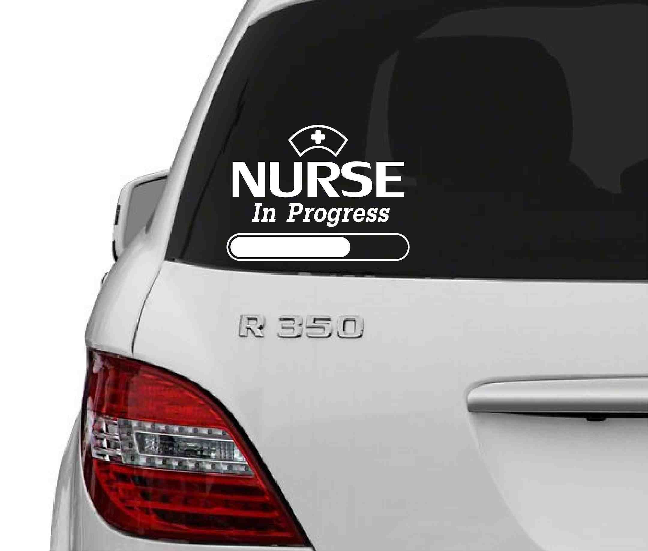 Nurse Car Decal New Nurse Vinyl Decal Nursing School T Etsy
