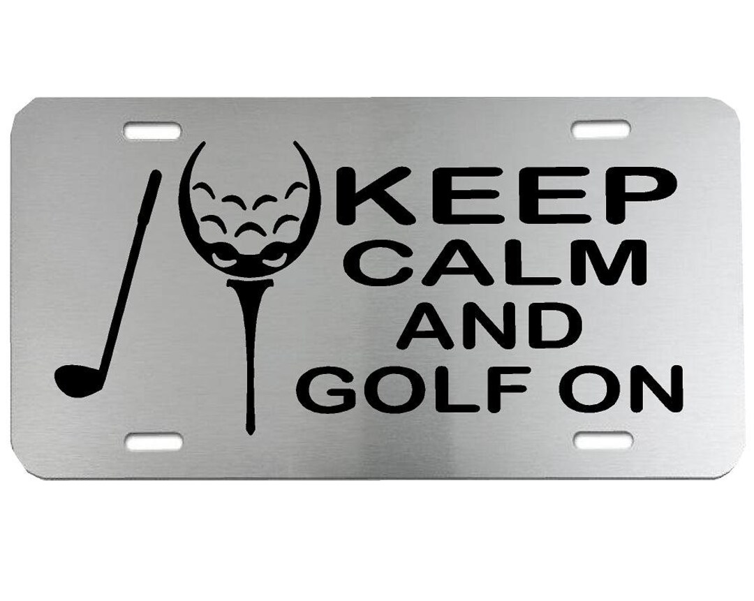Golf License Plate Funny Golfing License Plate Golfers Etsy