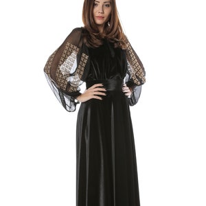ENVÍO GRATIS Bordado Seda Blusa Rumana Aristócrata