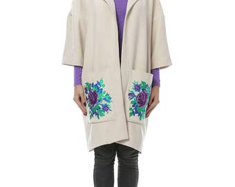 FREE SHIPPING Embroidered Coat