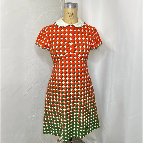 Vintage Bill Blass Mod Multicolor Dress