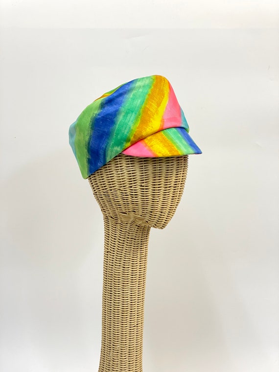 Mr John Jr Rainbow Newsboy hat