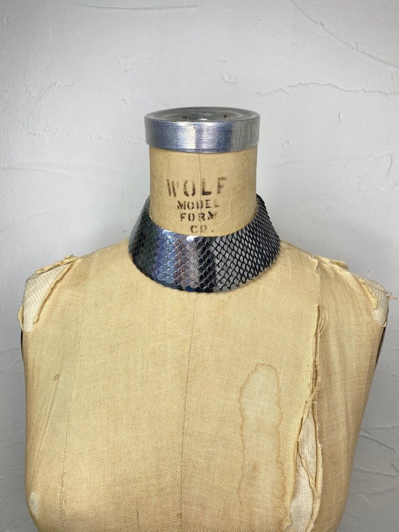 Vintage Metallic Scallop Steampunk Choker