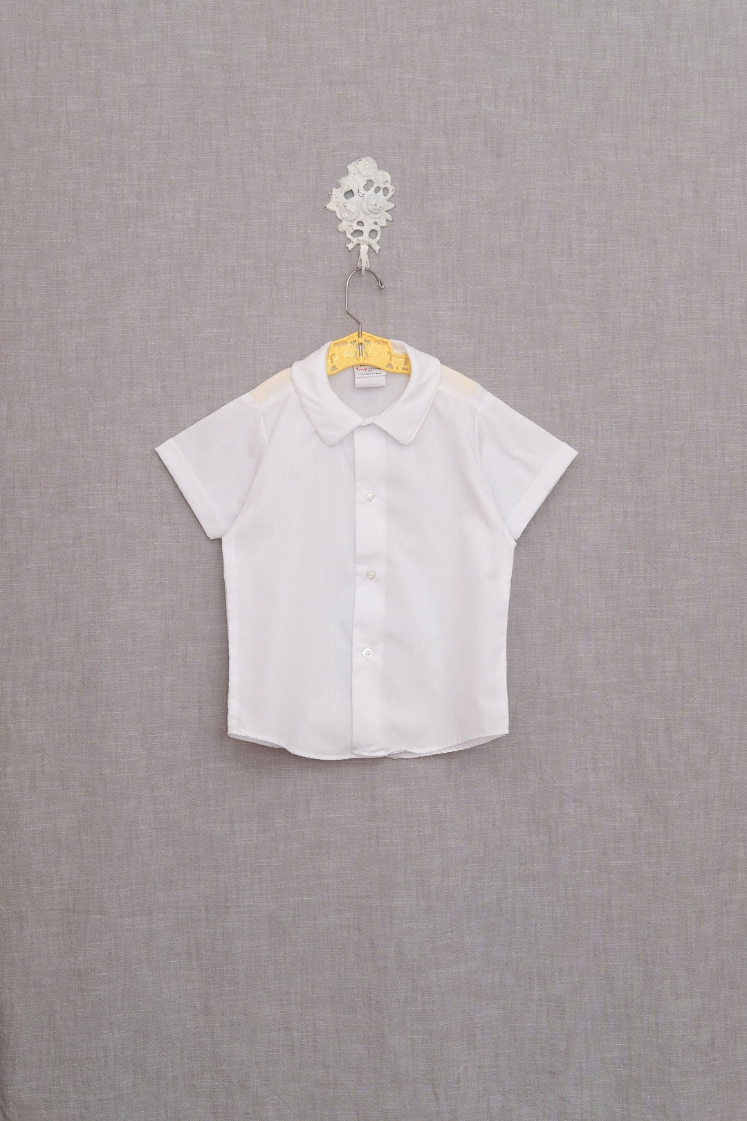 Peter Pan Collar S/S Shirt - Worth Avenue White