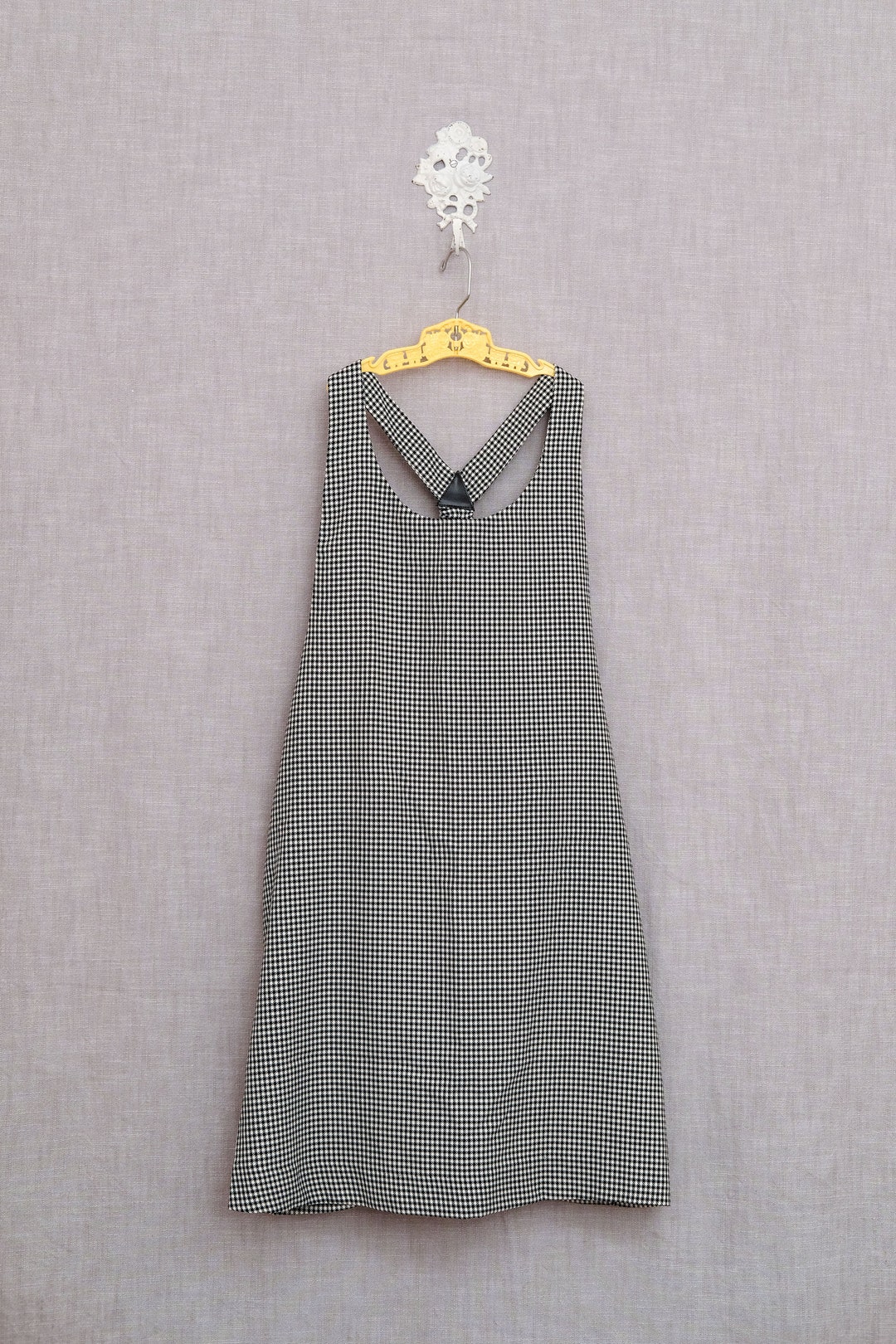 Girl's 14: Vintage Talbots Kids Black and White Houndstooth Plaid ...