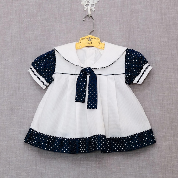 blue and white sailor dress Polo Dress main image 1