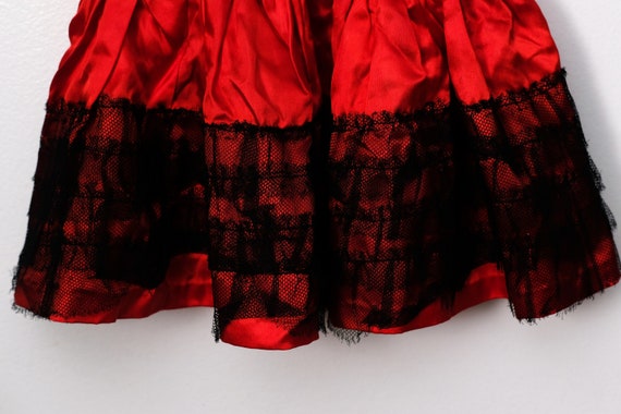 2T: Satin Tulle Ruffled Party Dress, Sequin Trim,… - image 4