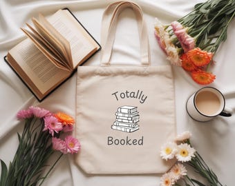 Totally Booked Canvas Tote