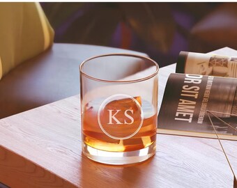 Custom Engraved Whisky Glasses | Personalized Scotch & Bourbon Glasses | Groomsmen Gifts | Anniversary Gift | Custom Barware