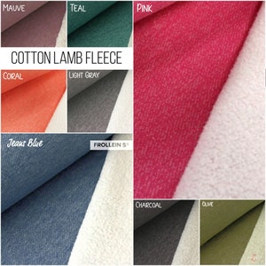 Cotton Lamb Fleece Cozy Sweatshirt Fabric