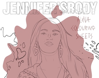 Jennifer’s Body - Jennifer Check - Ausmalbild DOWNLOADABLE PDF