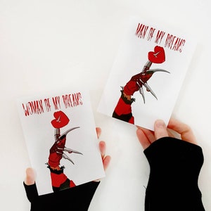 Freddy Krueger - A Nightmare on Elm Street - Biglietto di San Valentino Horror A6