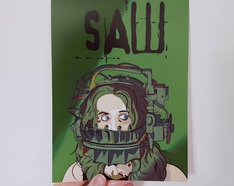 Saw - Reverse Bear Trap - A5 Print