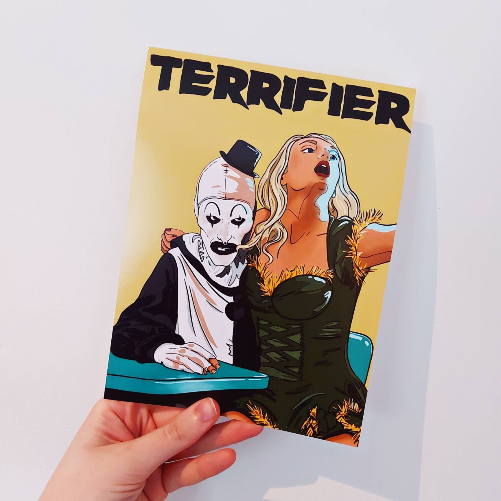Terrifier Art the Clown A5 Art Print Etsy