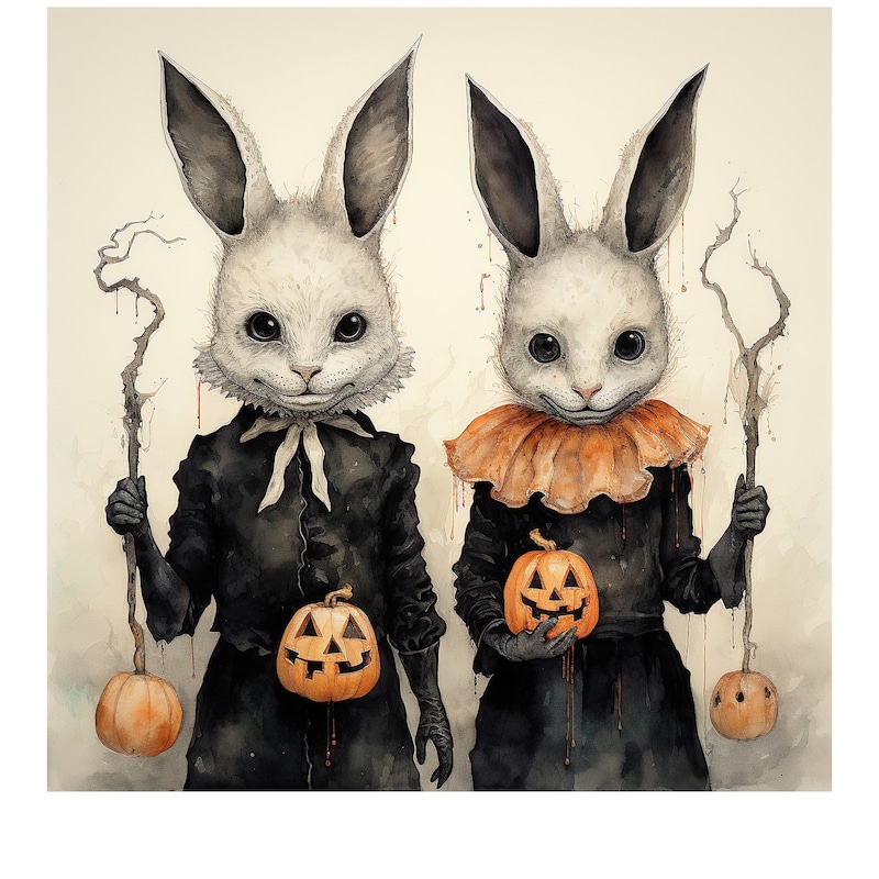 Pumin Rabbit Mask The Pumpkin Rabbit Mask - Etsy