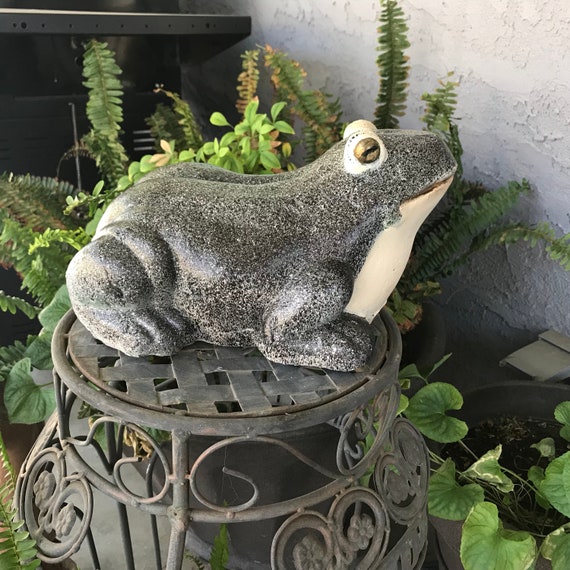 Statues For Garden Frog Gifts Frog And Toad Frog Statues Etsy
