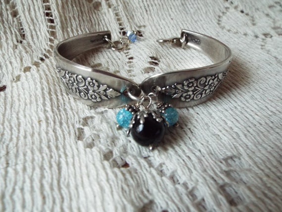 Spoon Bracelet Silverware Jewelry Floral Jewelry Floral